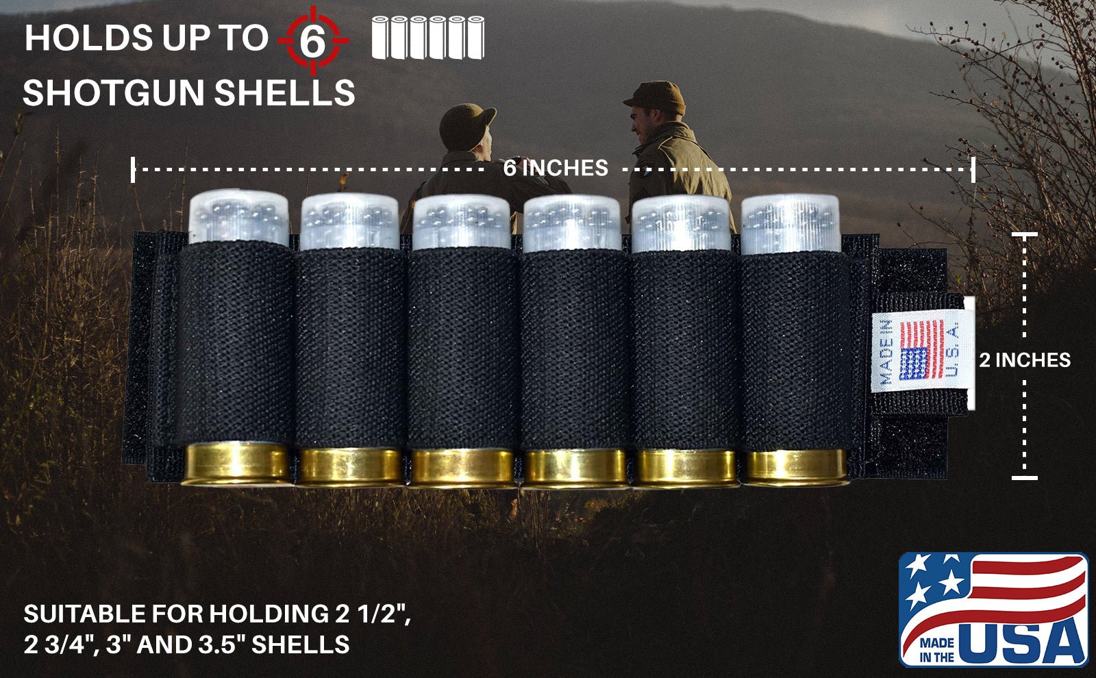 Shell carrier compatible with Winchester Super X4 12-gauge.